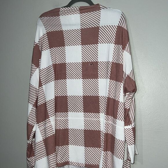 Sylvan Plaid Tunic Top NWT Maurices - Picture 2 of 6